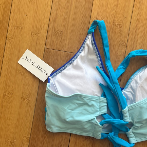 Vibrant Blue Bikini Set. New with Tags. NWT. - Picture 4 of 4